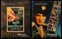 9s096 LOT OF 2 HERITAGE MOVIE POSTER AUCTION CATALOGS 2007 filled with color images!