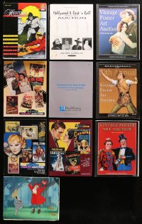 9s092 LOT OF 10 AUCTION CATALOGS 1990s-2000s movie posters, memorabilia & other collectibles!