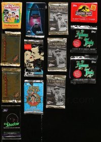 9s287 LOT OF 13 TRADING CARD PACKS 1990s Andy Griffith, Star Trek, Gunsmoke, Goldeneye & more!
