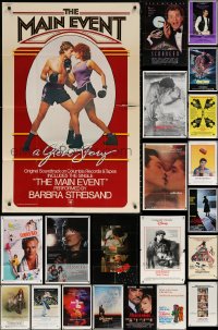 9s174 LOT OF 126 FOLDED ONE-SHEETS 1980s great images from a variety of different movies!