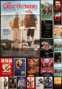 9s199 LOT OF 60 FOLDED ONE-SHEETS 1980s great images from a variety of different movies!