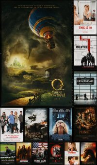 9s504 LOT OF 19 UNFOLDED MOSTLY DOUBLE-SIDED 27X40 ONE-SHEETS 2000s-2010s cool movie images!