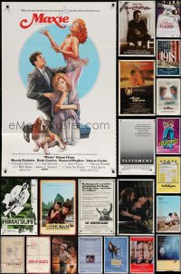 9s196 LOT OF 63 FOLDED ONE-SHEETS 1980s great images from a variety of different movies!