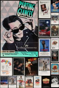 9s208 LOT OF 48 FOLDED ONE-SHEETS 1980s-1990s great images from a variety of different movies!