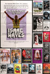9s192 LOT OF 70 FOLDED ONE-SHEETS 1970s-1980s great images from a variety of different movies!