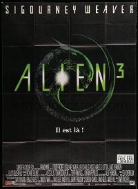 9t541 ALIEN 3 French 1p 1992 Sigourney Weaver, 3 times the danger, 3 times the terror!