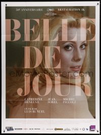 9t561 BELLE DE JOUR French 1p R2017 Luis Bunuel, close up of sexy naked Catherine Deneuve!