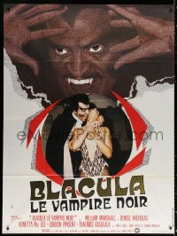 9t570 BLACULA French 1p 1972 black vampire William Marshall is deadlier than Dracula, different!
