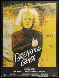 9t578 BREAKING GLASS French 1p 1980 Hazel O'Connor is outrageous & rebellious, post punk!
