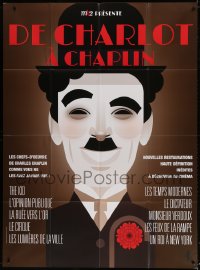 9t612 DE CHARLOT A CHAPLIN French 1p 2010s wonderful Stanley Chow art of the famous comedian!