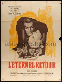 9t645 ETERNAL RETURN French 1p R1960s Jean Cocteau & Delannoy's L'eternel retour, Marais, Murat