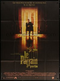 9t685 GODFATHER PART III French 1p 1990 best image of Al Pacino, Francis Ford Coppola!