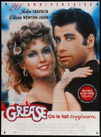 9t690 GREASE French 1p R1998 John Travolta & Olivia Newton-John in a most classic musical!