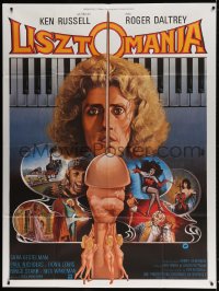 9t771 LISZTOMANIA French 1p 1975 Ken Russell directed, Roger Daltrey, different art by Jean Mascii!