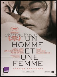 9t792 MAN & A WOMAN French 1p R2016 Claude Lelouch, best c/u of Anouk Aimee & Trintignant!