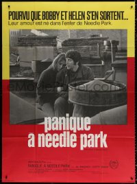 9t833 PANIC IN NEEDLE PARK French 1p 1971 Al Pacino & Kitty Winn are heroin addicts in love!
