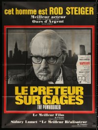 9t840 PAWNBROKER French 1p 1968 concentration camp survivor Rod Steiger, directed by Sidney Lumet!