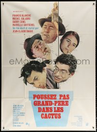 9t855 POUSSEZ PAS GRAND-PERE DANS LES CACTUS French 1p 1969 Francis Blanche, Michel Galabru, Cowl