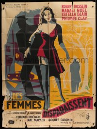 9t878 ROAD TO SHAME French 1p 1959 art of sexy Magali Noel, Guy Gerard Noel art, ultra rare!