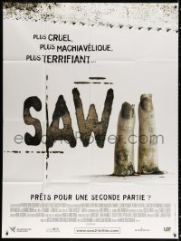 9t885 SAW II French 1p 2005 creepy image of two severed fingers, serial killer sequel!