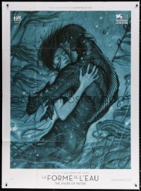 9t896 SHAPE OF WATER teaser French 1p 2018 Guillermo del Toro Best Picture Academy Award winner!