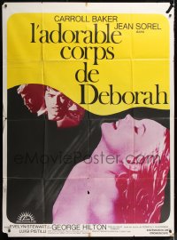9t929 SWEET BODY OF DEBORAH French 1p 1969 Italian horror, different image of naked Carroll Baker!