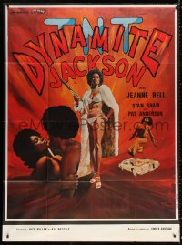 9t952 TNT JACKSON French 1p 1982 different montage of sexy black hit woman Dynamite Jackson!