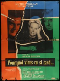 9t955 TOO LATE TO LOVE French 1p 1959 Michele Morgan & Henri Vidal, Pourquoi Viens-tu Si Tard?