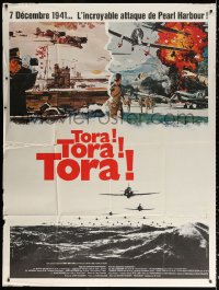 9t956 TORA TORA TORA French 1p 1970 Rene Ferracci & Bob McCall art of the attack on Pearl Harbor!