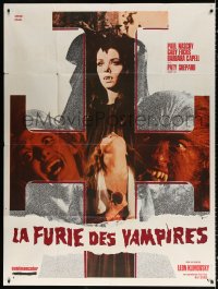 9t986 WEREWOLF VS VAMPIRE WOMAN French 1p 1973 wild images from sexy Spanish horror thriller!