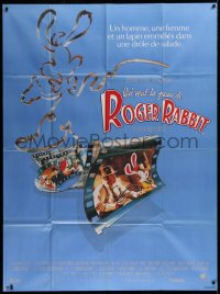 9t991 WHO FRAMED ROGER RABBIT French 1p 1988 Robert Zemeckis, Bob Hoskins, cartoon/live action!