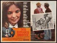 9t325 ANNIE HALL Mexican LC 1978 great image of Woody Allen with lobster, Diane Keaton in border!
