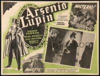 9t326 ARSENIO LUPIN Mexican LC 1947 masked Ramon Pereda as master thief Arsene Lupin!
