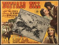 9t345 BUFFALO BILL Mexican LC R1950s soldiers defend themselves from Native American Indians!