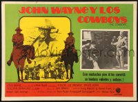 9t357 COWBOYS Mexican LC 1972 big John Wayne teaches young cowboys how to become men!
