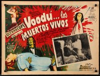 9t363 DEAD ONE Mexican LC 1960 directed by Barry Mahon, exotic voodoo rituals, wild different art!