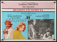 9t364 DEATH IN VENICE Mexican LC 1971 Luchino Visconti's Morte a Venezia, Dirk Bogarde, Mangano