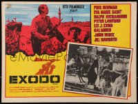 9t381 EXODUS Mexican LC 1961 Otto Preminger classic, Paul Newman in Arab garb by camel!