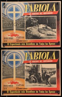 9t313 FABIOLA 2 Mexican LCs 1951 sexy Michele Morgan is the Goddess of Love in a city of sin!