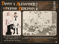 9t382 FANNY & ALEXANDER Mexican LC 1984 Pernilla Allwin, Bertil Guve, Ingmar Bergman classic!