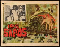 9t389 FROGS Mexican LC R1970s great border image of man-eating amphibian eating human hand!