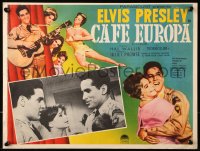 9t392 G.I. BLUES Mexican LC 1961 soldier Elvis Presley with Leticia Roman & James Douglas!