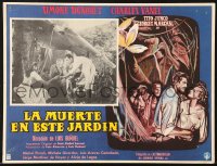 9t418 LA MORT EN CE JARDIN Mexican LC 1960 Luis Bunuel's La mort en ce jardin, Simone Signoret
