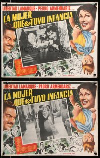 9t302 LA MUJER QUE NO TUVO INFANCIA 6 Mexican LCs 1957 Libertad Lemarque, Pedro Armendariz!