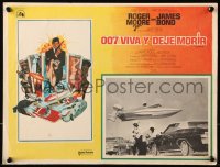 9t426 LIVE & LET DIE Mexican LC 1973 Roger Moore as James Bond, cool speedboat in mid air!