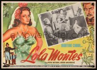 9t427 LOLA MONTES Mexican LC 1955 Max Ophuls, sexy circus performer Martine Carol!