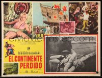 9t428 LOST CONTINENT Mexican LC 1969 Hammer sci-fi, great images of sexy blonde in peril!