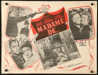 9t431 MADAME DE Mexican LC 1954 Charles Boyer, Danielle Darrieux, De Sica, directed by Max Ophuls!