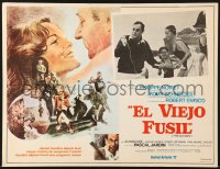 9t451 OLD GUN Mexican LC 1976 Le Vieux fusil, Romy Schneider playing with kid on beach!