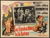 9t461 QUEEN'S SWORDSMAN Mexican LC 1964 Los Espadachines de la reina, fairy tale fantasy!